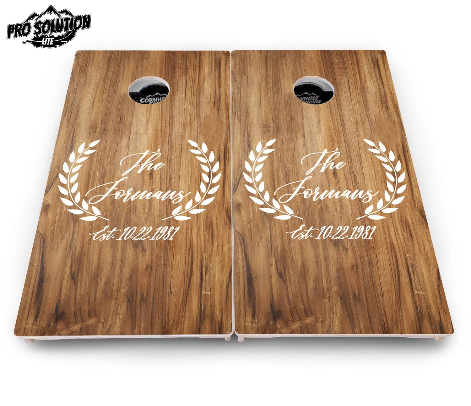 Laurel Cornhole Boards - Pro Solution Lite Series by Cornhole Solutions, custom cornhole board detail photo 4