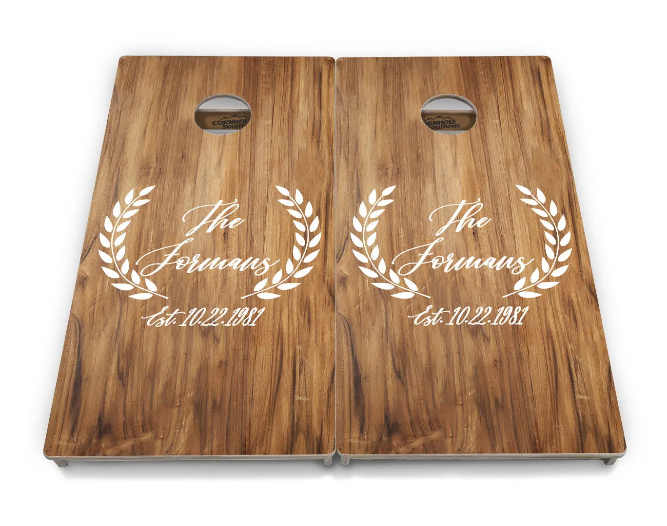 Laurel Cornhole Boards - Professional Tournament Series by Cornhole Solutions, custom cornhole board detail photo 3