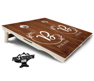 Laurel Wreath Cornhole Boards - Pro Solution Elite Series by Cornhole Solutions, custom cornhole board detail photo 5