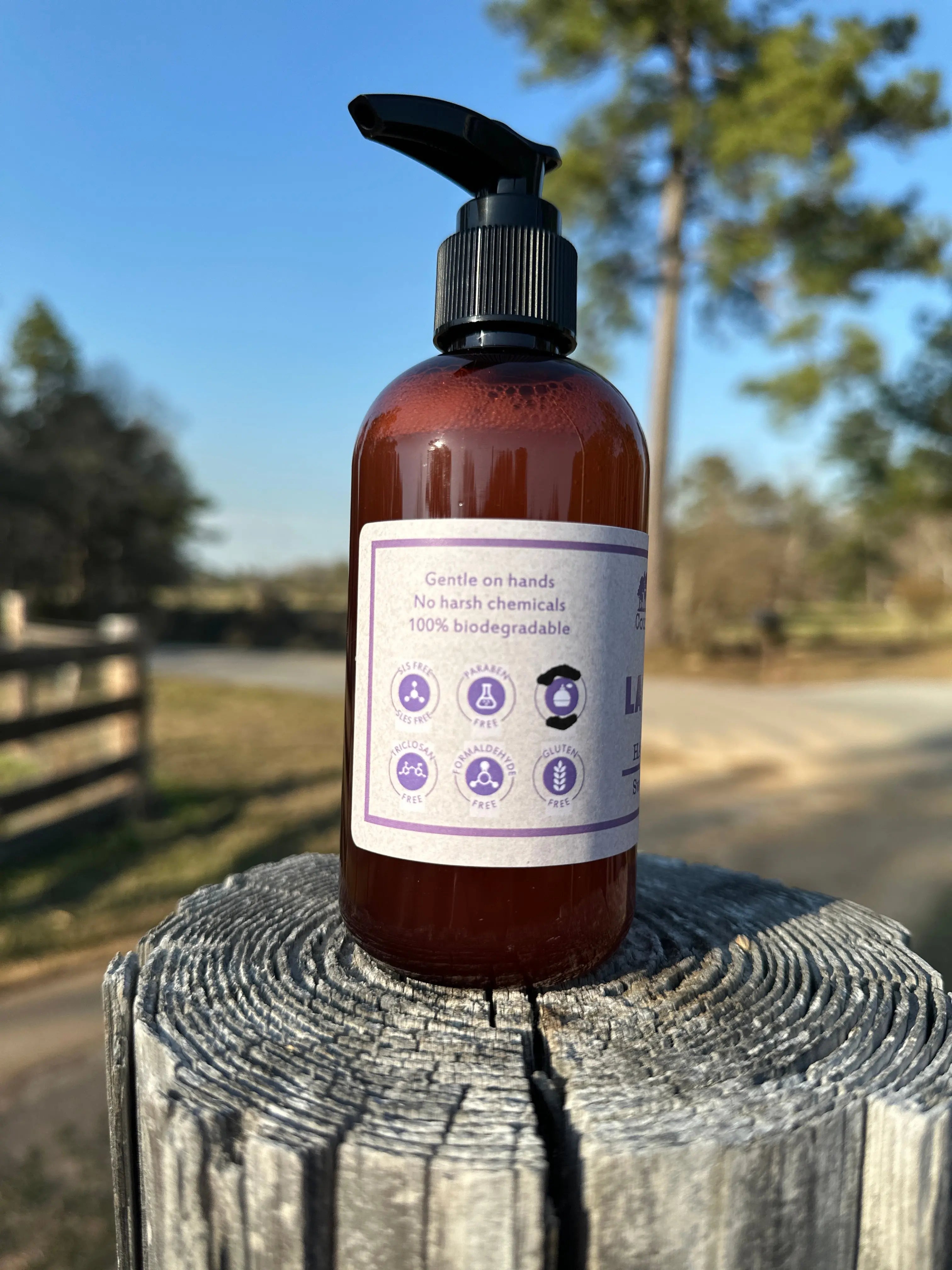 Lavender Hand Warsh by Country Lather Soap Works, handmade bath and body detail photo 3