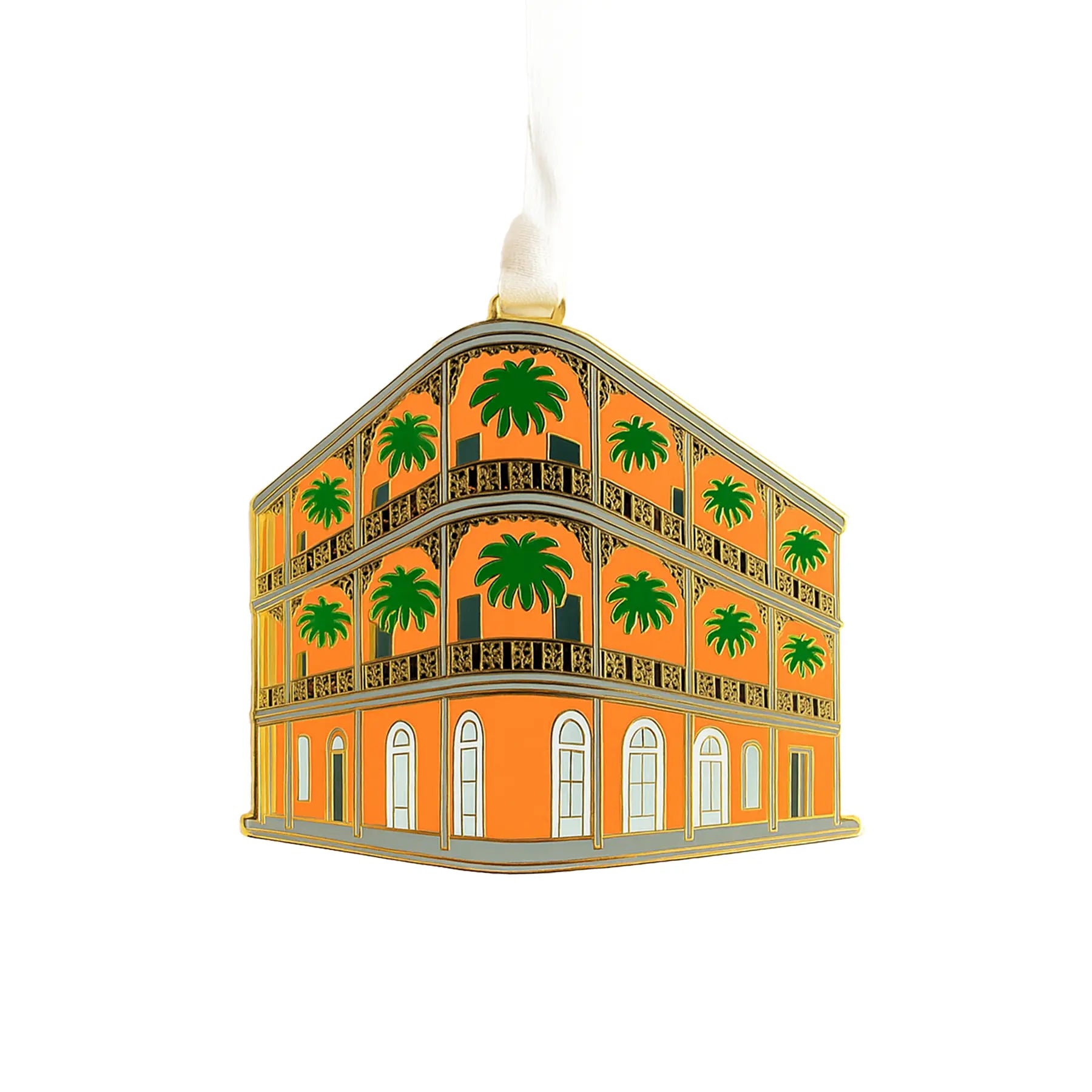 LeBranche House Enamel Ornament by Nola Tawk, Southern home decor main product photo