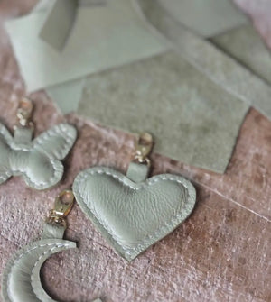 Leather Butterfly Charm by Feelhandmade, natural skincare detail photo 3