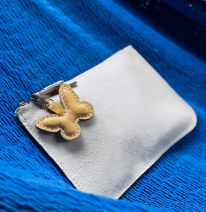 Leather Butterfly Charm by Feelhandmade, natural skincare detail photo 4