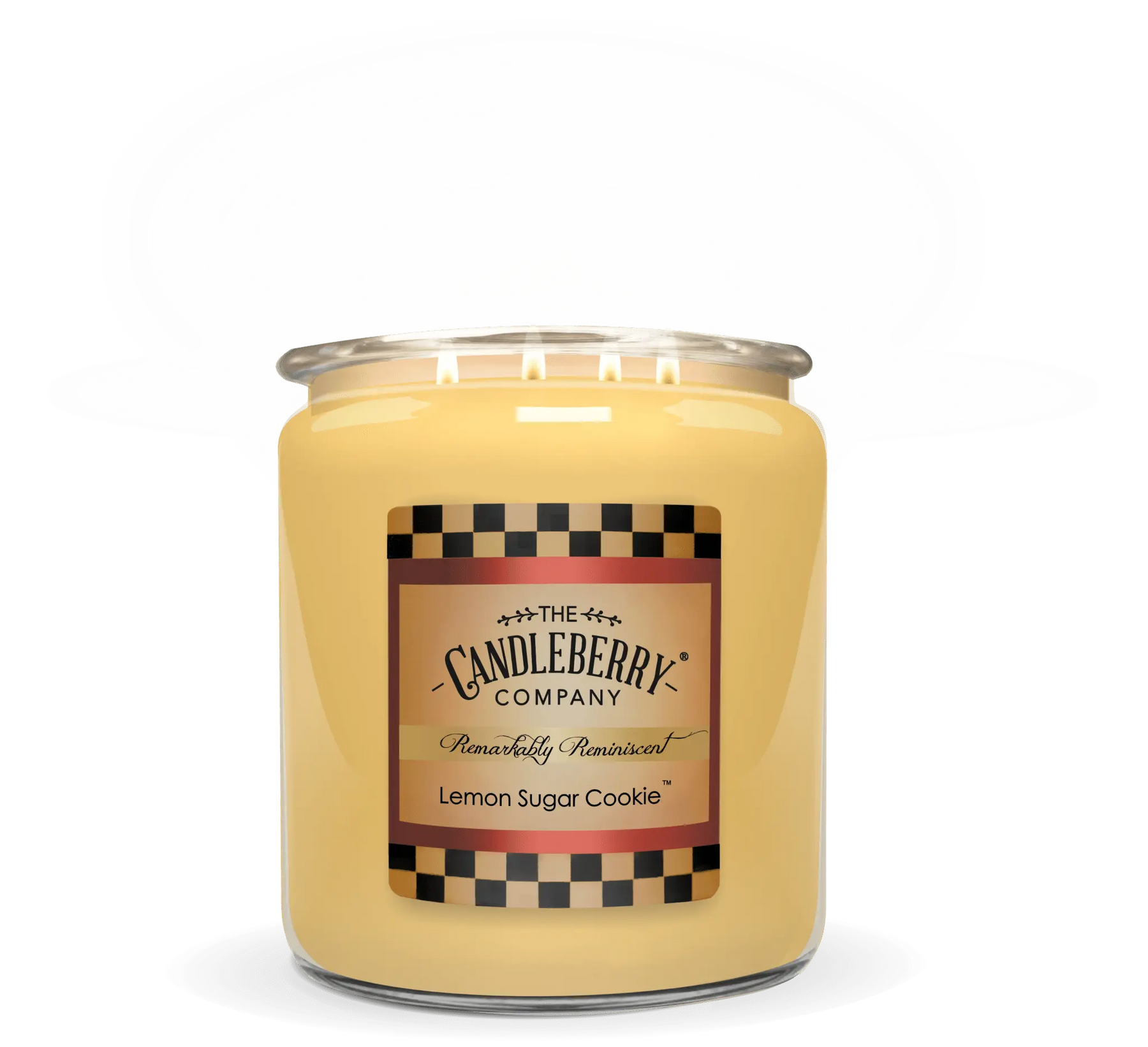Lemon Sugar Cookie™, 4 - Wick, Cookie Jar Candle (Collective) by The Candleberry® Candle Company, scented candle detail photo 2
