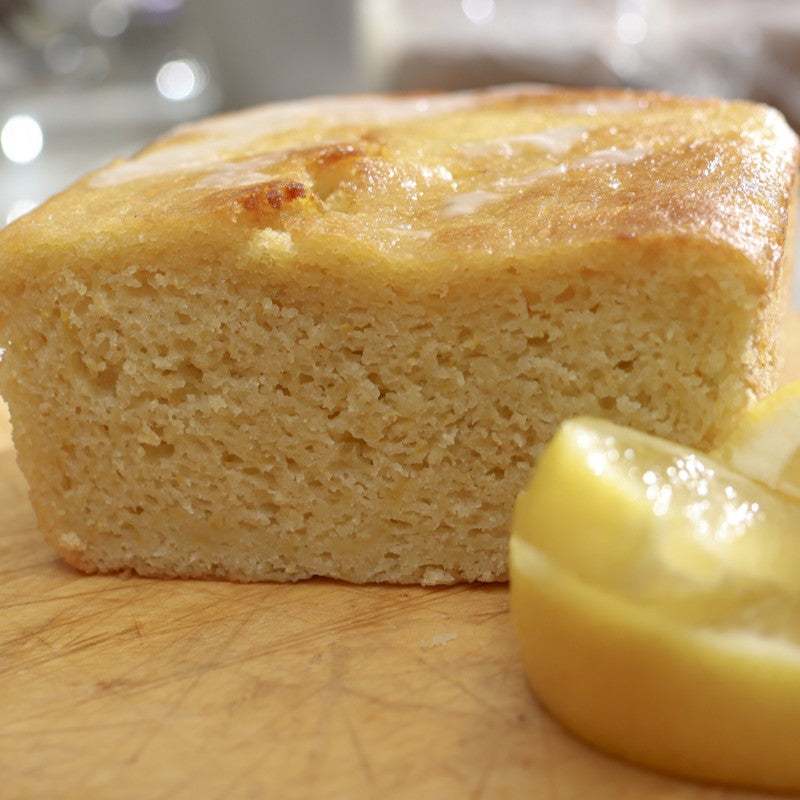 Lemon Glazed Zucchini Bread - Gluten Free detail view by Two and a Half Irishmen - Traditional Irish Baking