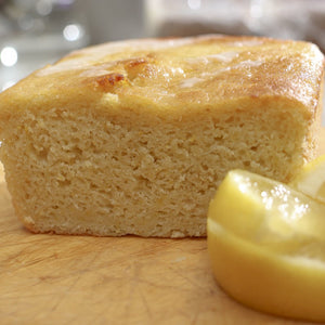 Lemon Glazed Zucchini Bread - Gluten Free detail view by Two and a Half Irishmen - Traditional Irish Baking