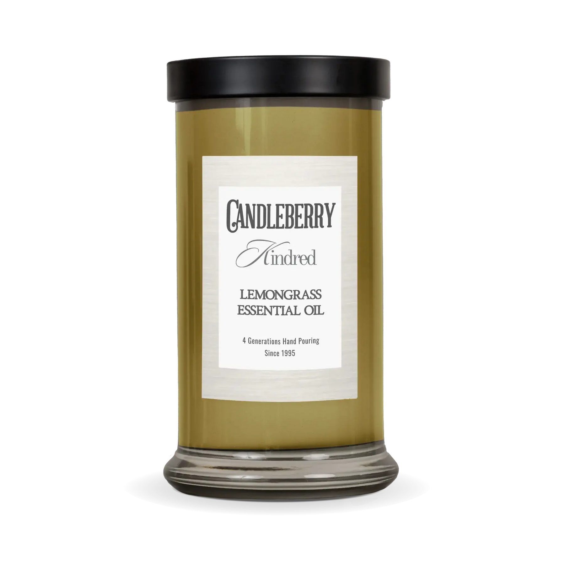 Lemongrass Essential Oil™, Kindred, Large Jar Candle (Collective) by The Candleberry® Candle Company, scented candle main product photo