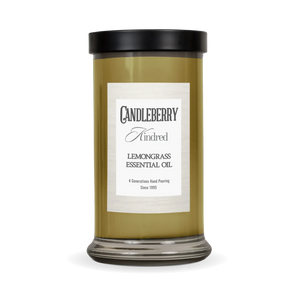 Lemongrass Essential Oil™, Kindred, Large Jar Candle (Collective) by The Candleberry® Candle Company, scented candle main product photo
