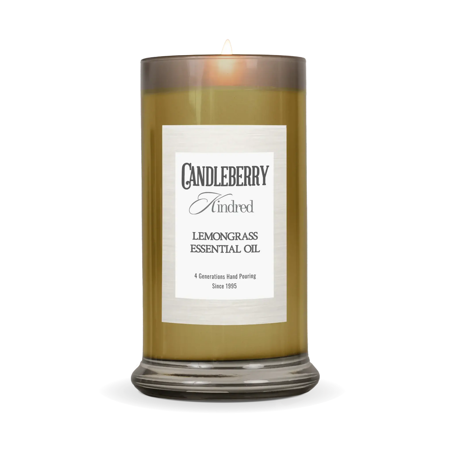 Lemongrass Essential Oil™, Kindred, Large Jar Candle (Collective) by The Candleberry® Candle Company, scented candle detail photo 2