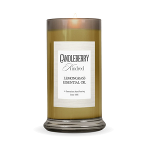 Lemongrass Essential Oil™, Kindred, Large Jar Candle (Collective) by The Candleberry® Candle Company, scented candle detail photo 2