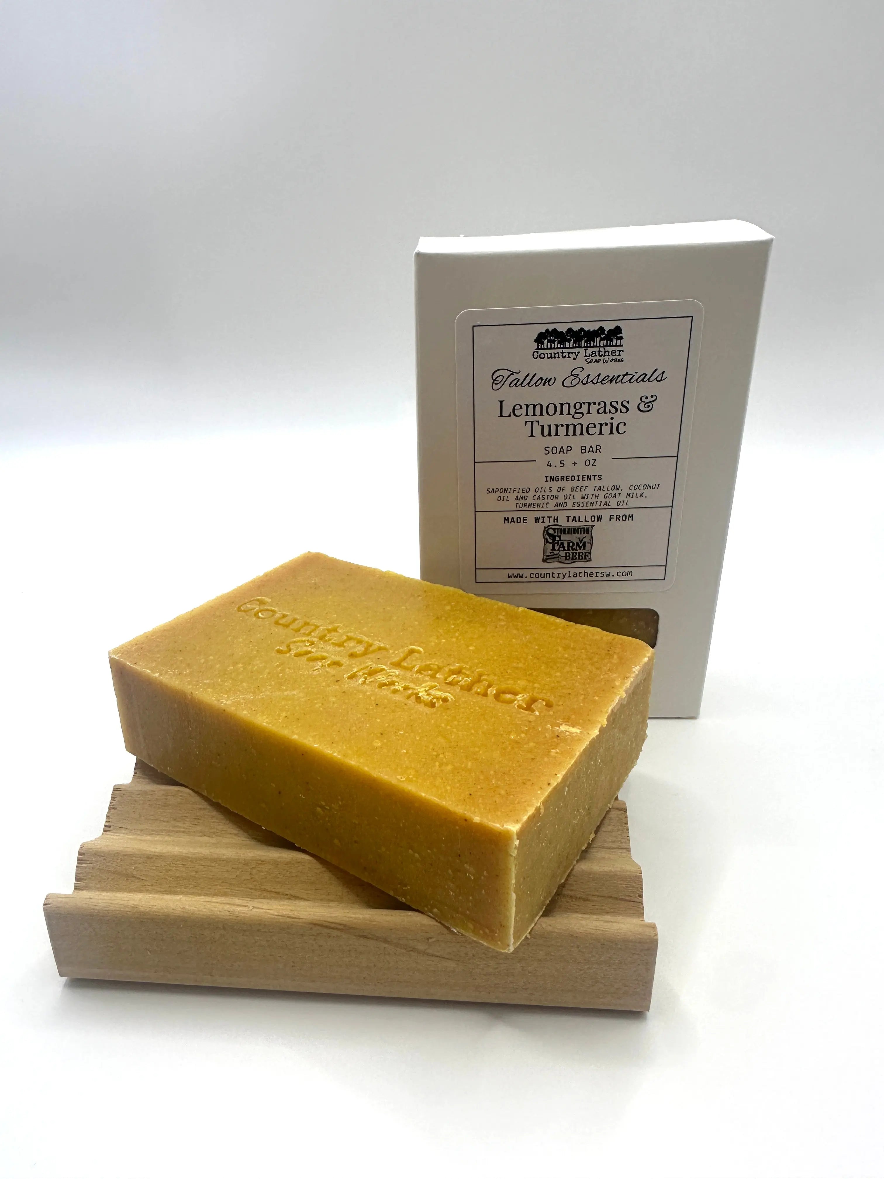 Lemongrass and Turmeric by Country Lather Soap Works, handmade bath and body main product photo