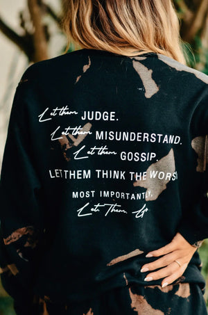 Let Them Bomba Sweatshirt by Southern Bliss Company, Southern lifestyle apparel main product photo