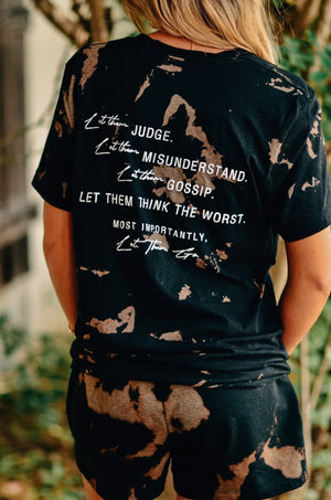 Let Them Bomba Tee by Southern Bliss Company, Southern lifestyle apparel detail photo 3