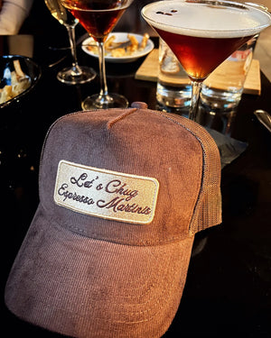 Let's Chug Espresso Martinis - Trucker Hat by KenzKustomz, Southern lifestyle apparel detail photo 7