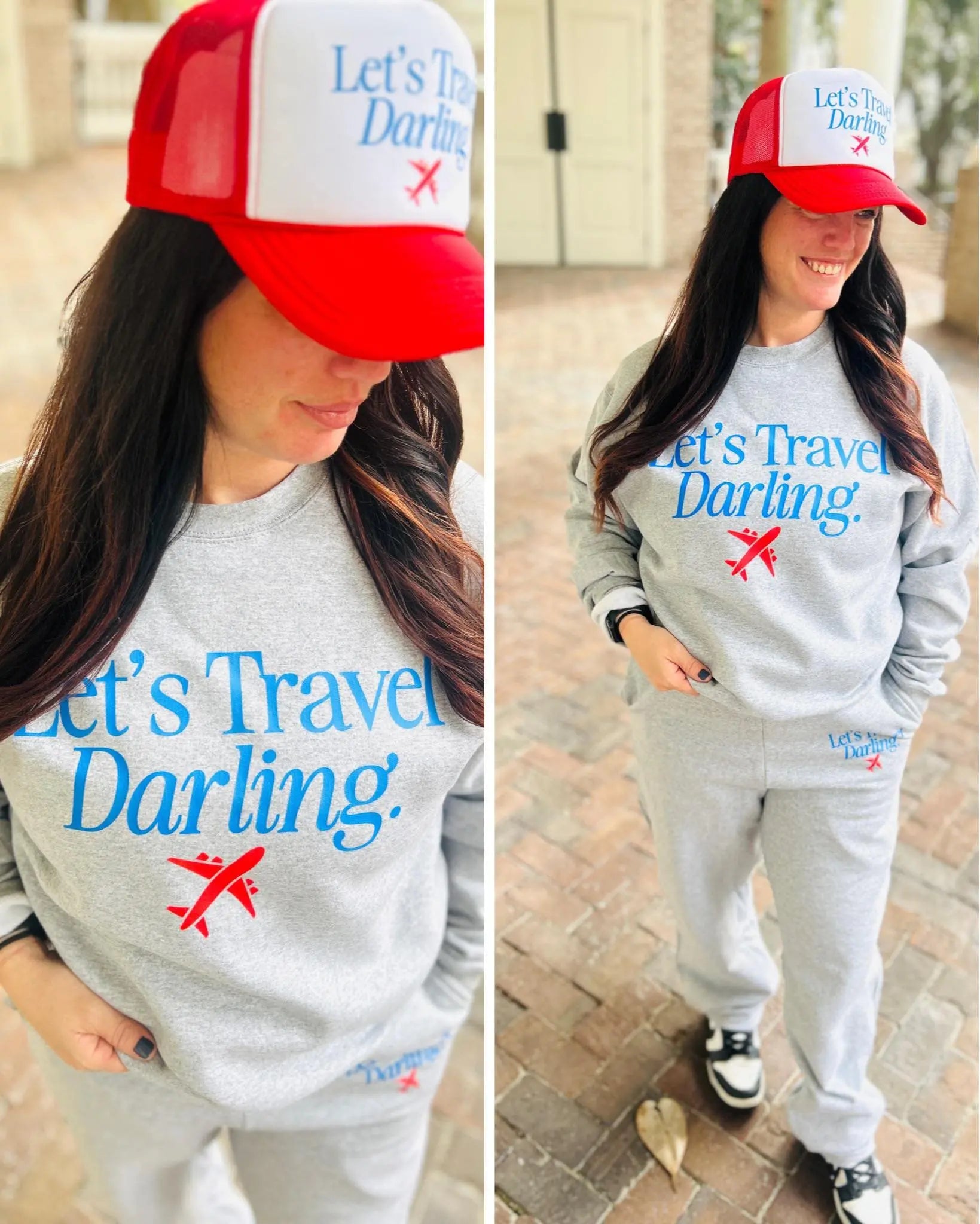 Let's Travel Sweatshirt by Southern Bliss Company, Southern lifestyle apparel main product photo