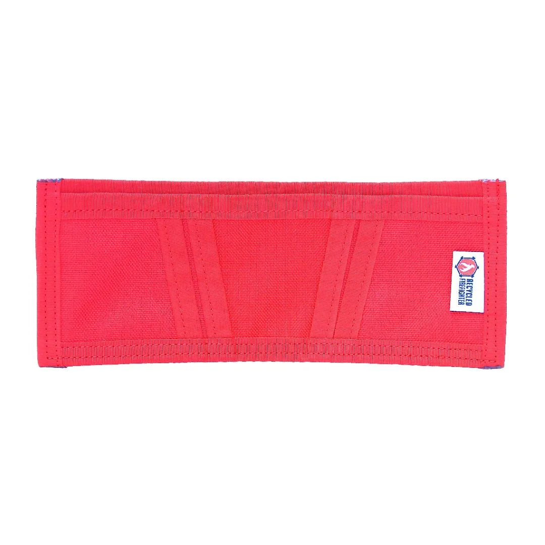 Lieutenant Wallet - Firehose Edition by Recycled Firefighter, handmade leather goods detail photo 12