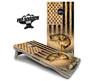 Light Wood Deer & Fish Cornhole Boards - Pro Solution Elite Series by Cornhole Solutions, custom cornhole board detail photo 10