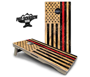 Light Wood Flag Cornhole Boards - Pro Solution Elite Series by Cornhole Solutions, custom cornhole board detail photo 11