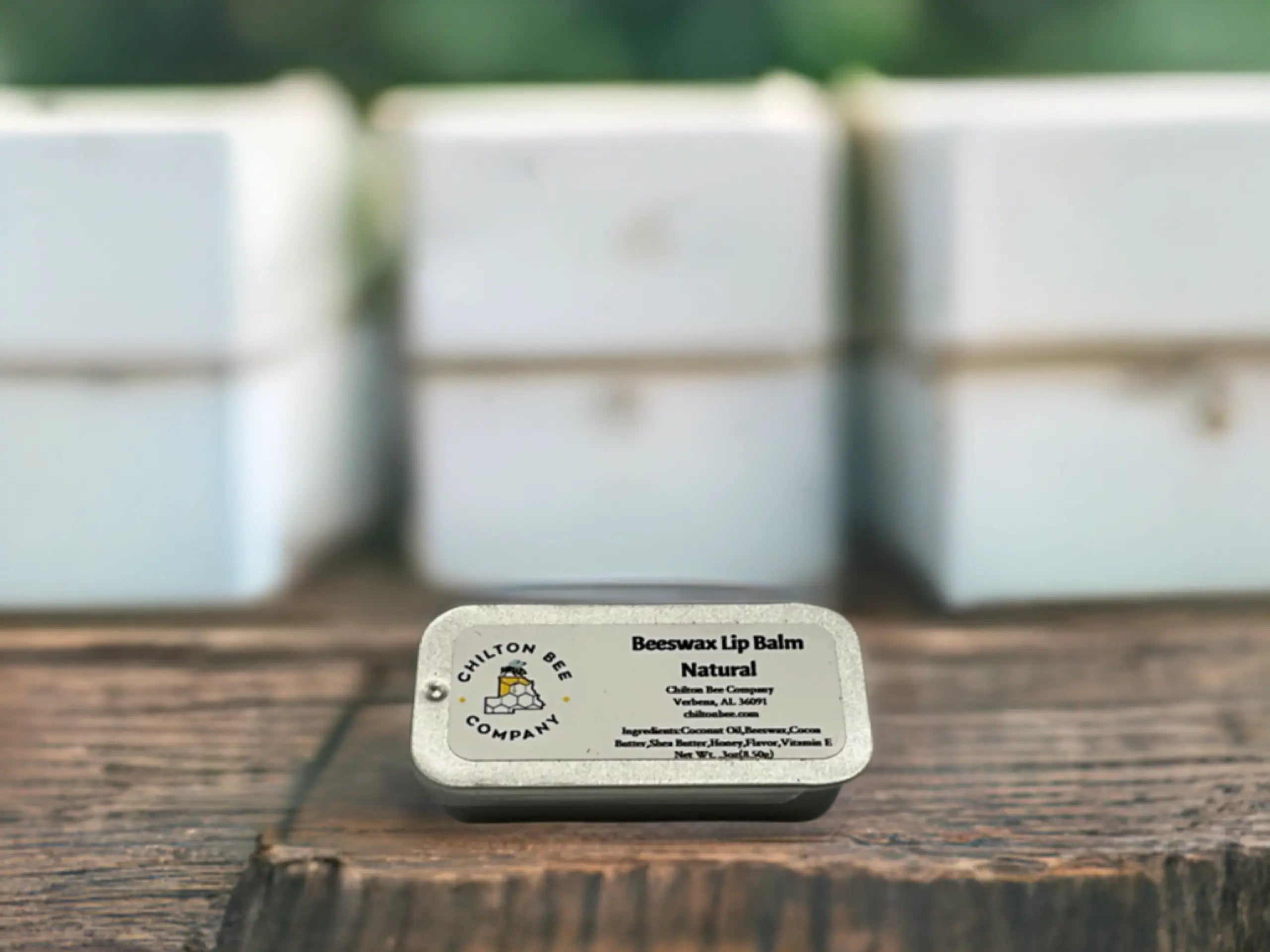 Lip Balm Tins by Chilton Bee Company, natural skincare detail photo 12