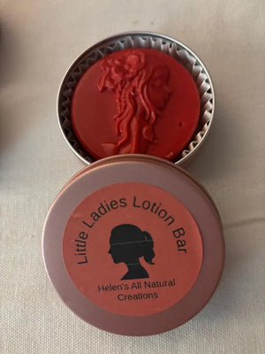 Little Ladies Lotion Bar by Helen's All Natural Creations, natural skincare detail photo 4