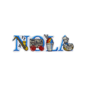 Little Nola Iron-On Patch by Nola Tawk, embroidered patches main product photo
