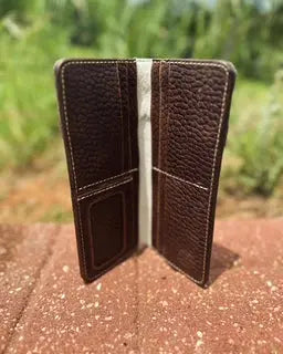 Long Wallet by Kw Leatherworks, handmade leather goods detail photo 3
