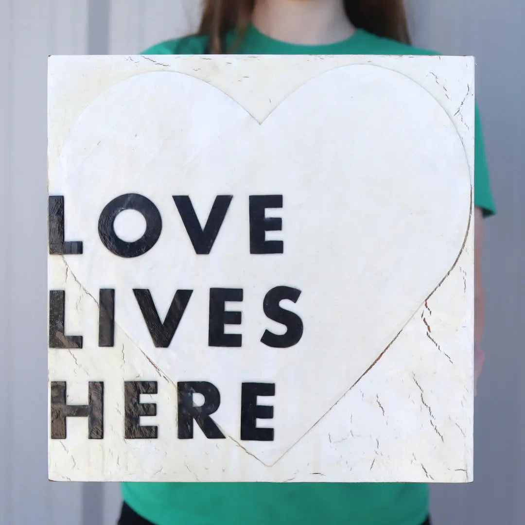 Love Lives Here Artwork by Dennehey Design Co., original artwork main product photo