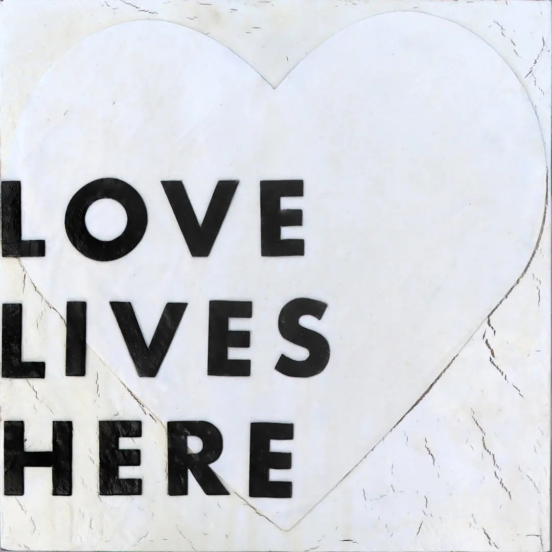 Love Lives Here Artwork by Dennehey Design Co., original artwork detail photo 4