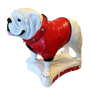 Georgia Bulldogs Standing UGA Mascot Tabletop Sculpture alternate view 15