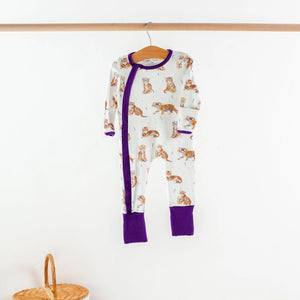MVC: Louisiana Tigers Organic Cotton Pajama Set by Nola Tawk, Southern food gift detail photo 2