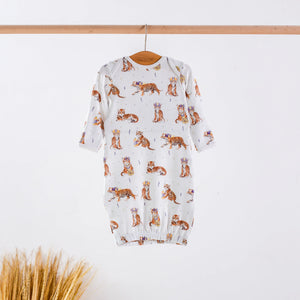 MVC: Louisiana Tigers Organic Cotton Pajama Set by Nola Tawk, Southern food gift detail photo 3
