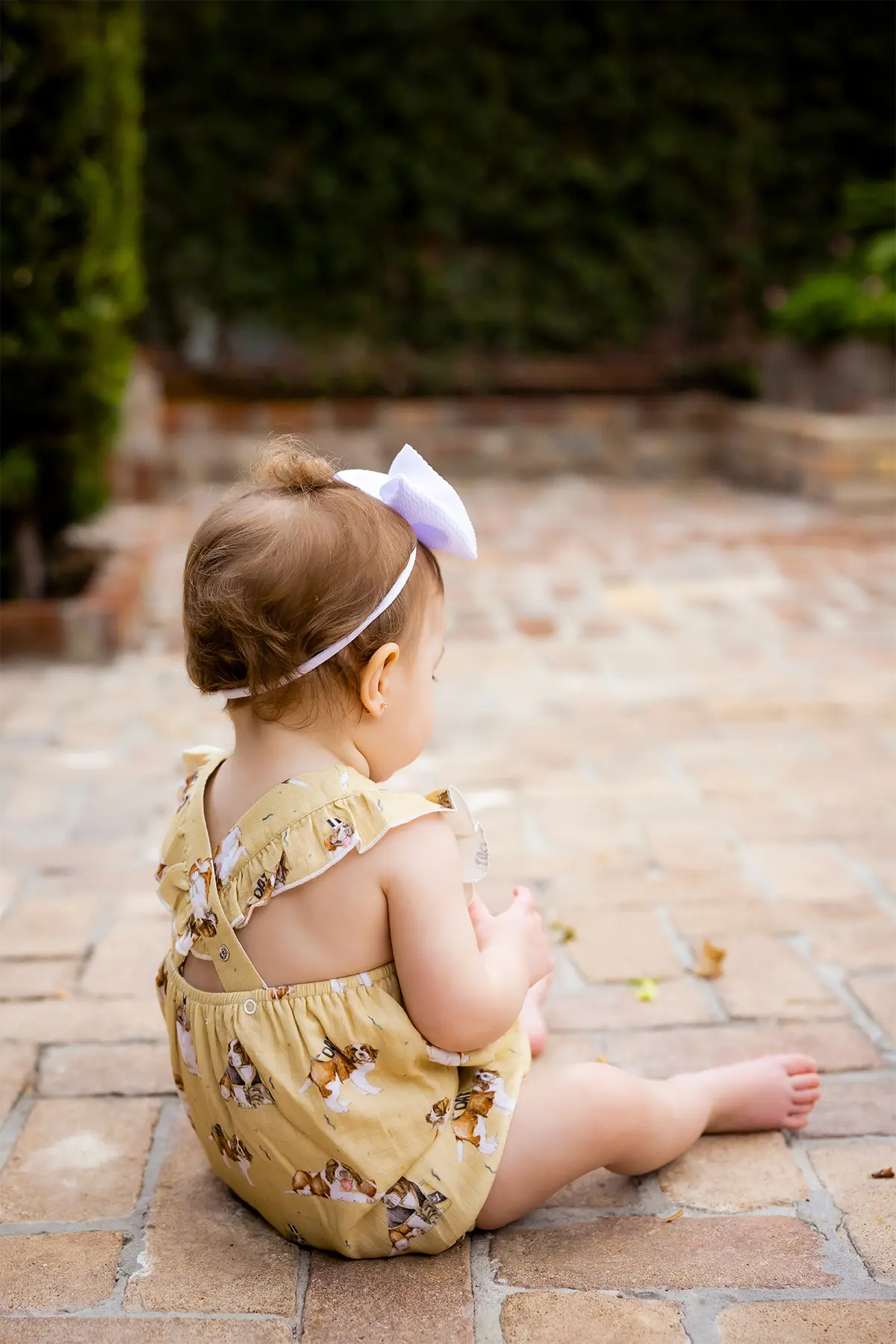 MVP: Louisiana Saints Organic Muslin Bubble Romper by Nola Tawk, Southern lifestyle apparel detail photo 2