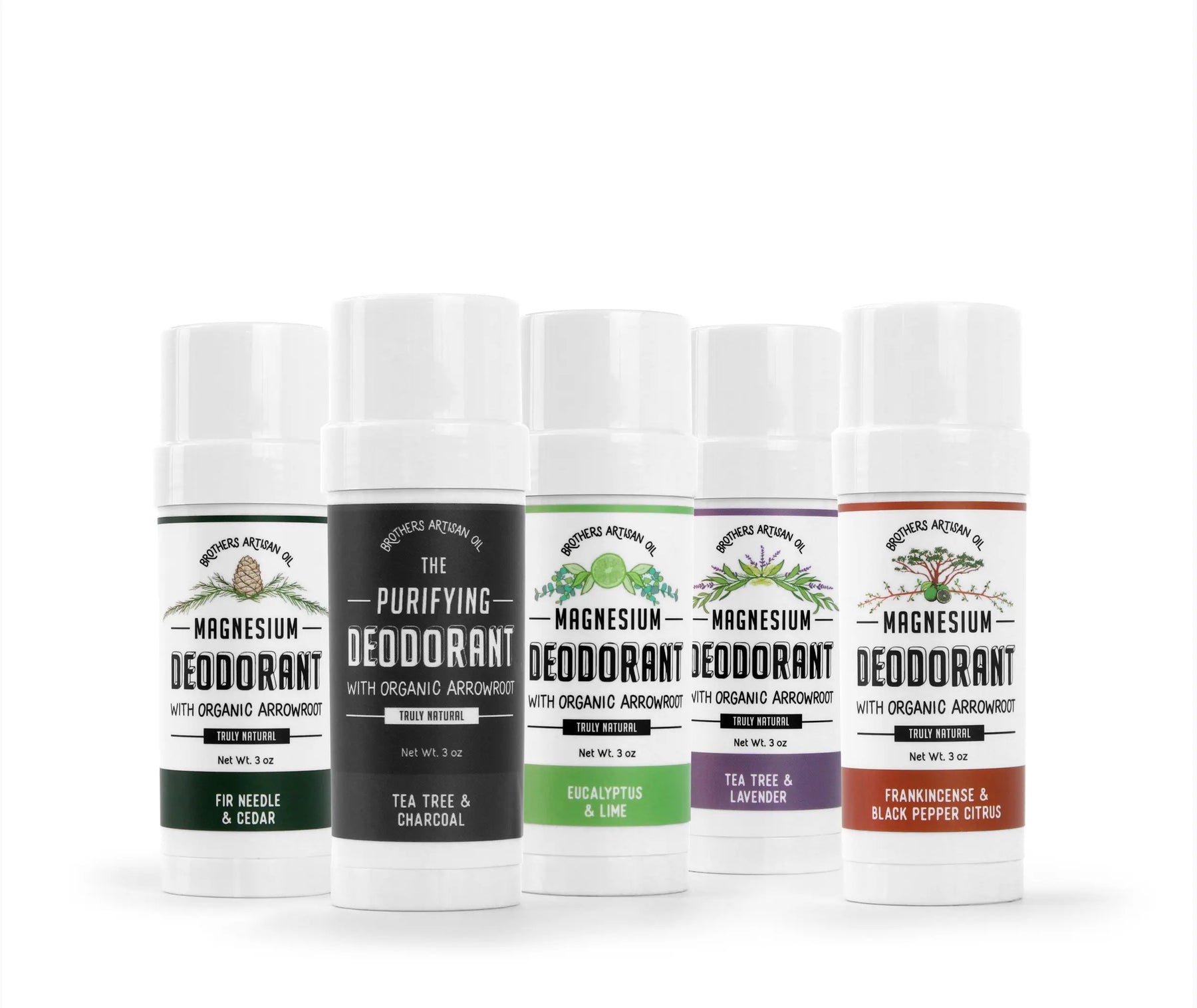 Magnesium Stick Deodorant by Brothers Artisan Oil, deodorants main product photo