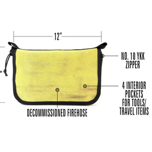 Major Dopp Bag - Large by Recycled Firefighter, handmade leather goods detail photo 13