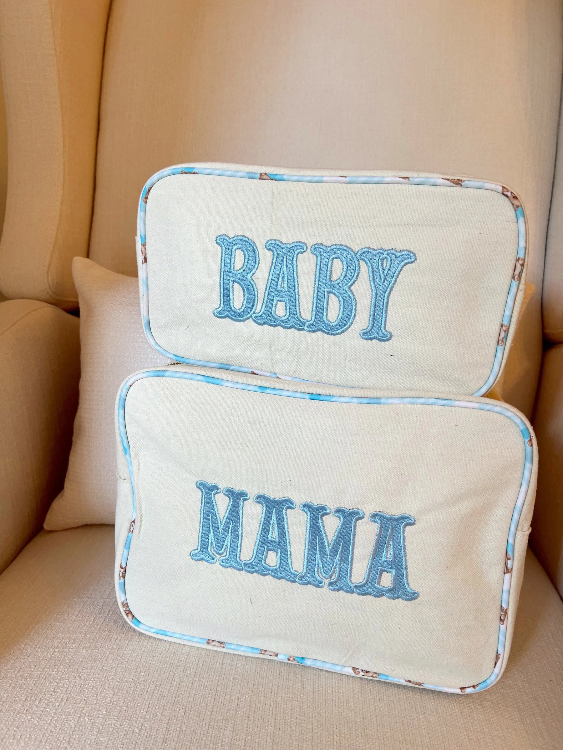 Mama XL - Canvas Bag by KenzKustomz, handmade leather goods detail photo 4