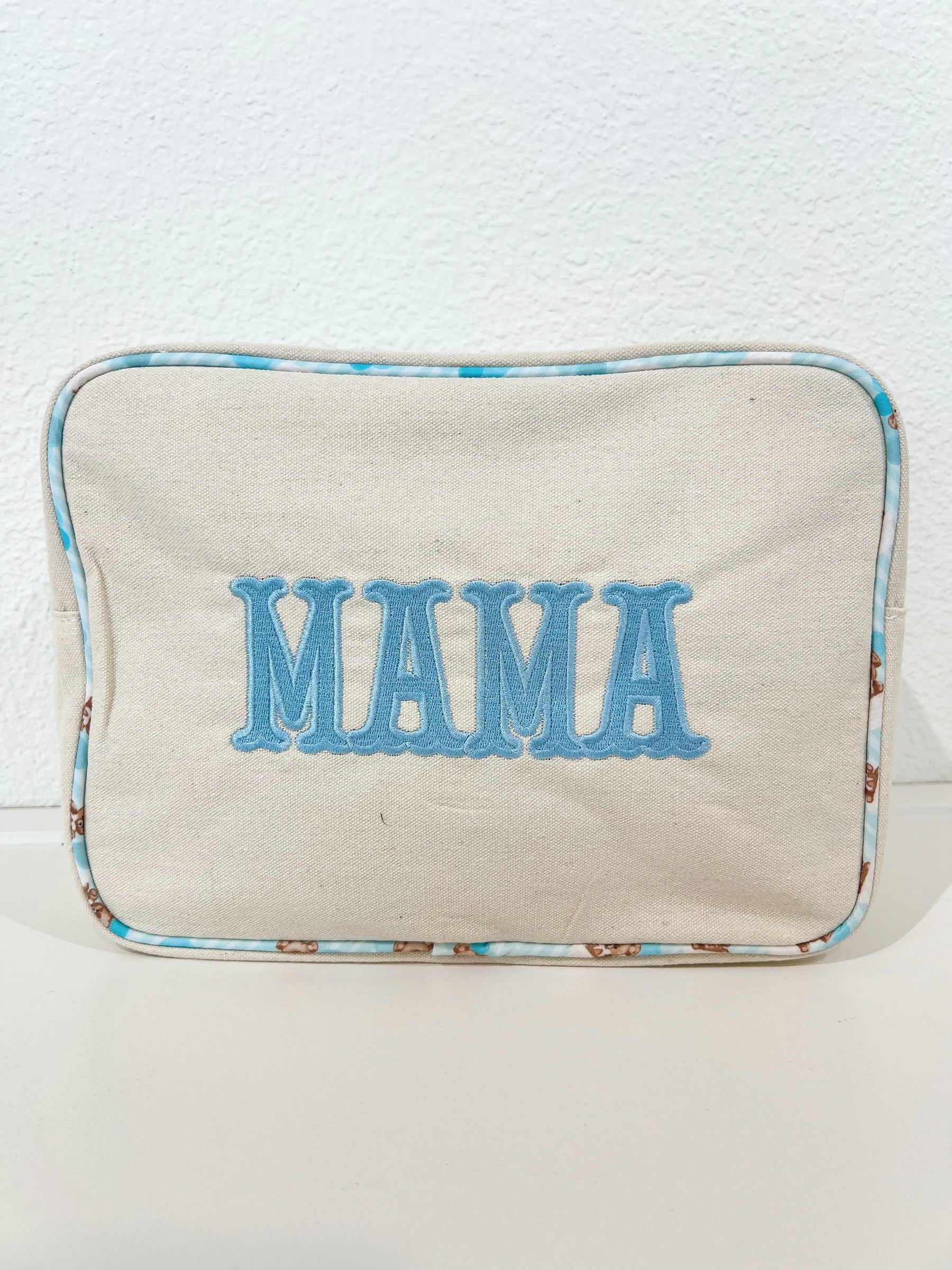 Mama XL - Canvas Bag by KenzKustomz, handmade leather goods detail photo 7