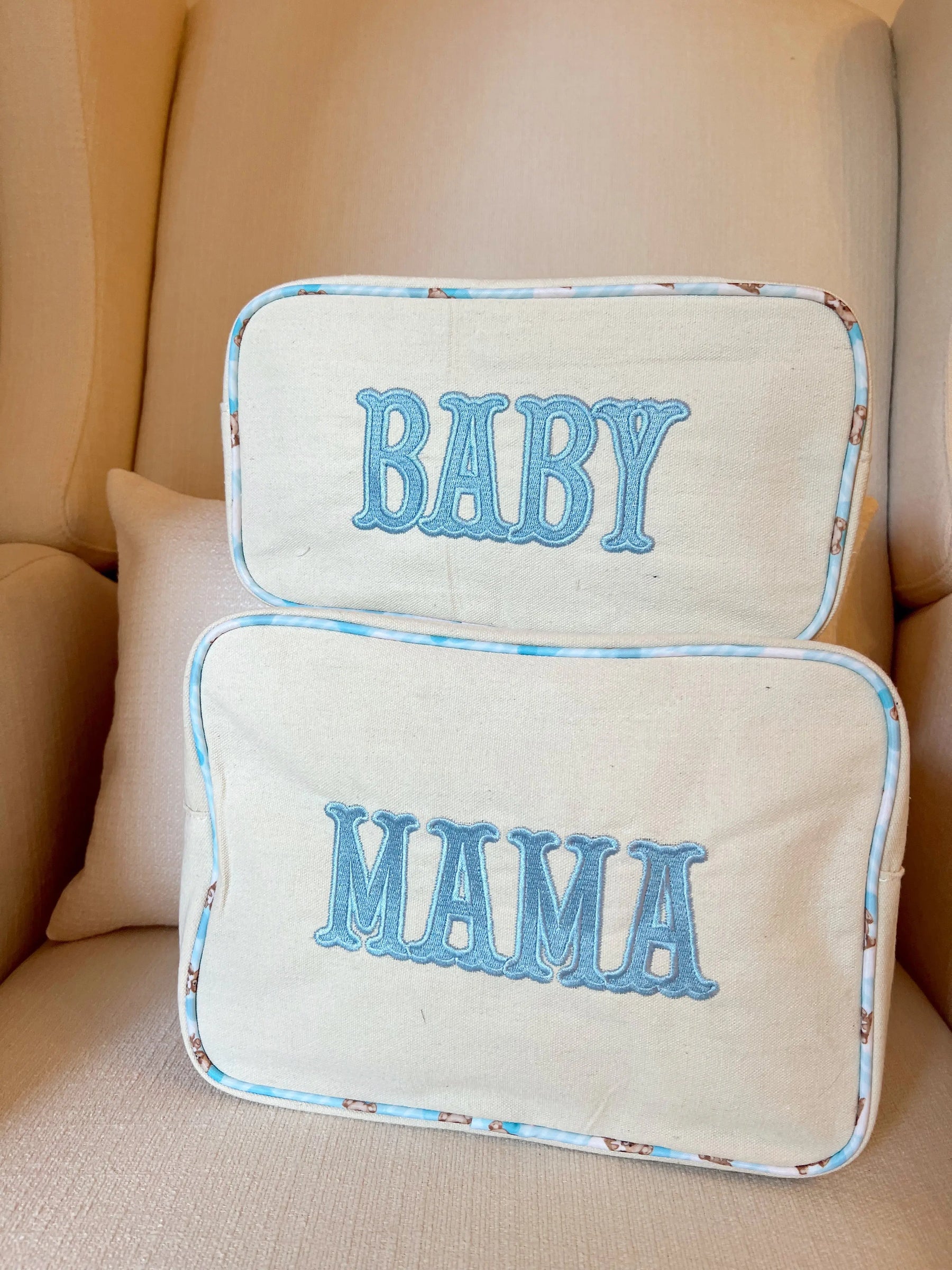 Mama XL - Canvas Bag by KenzKustomz, handmade leather goods detail photo 10