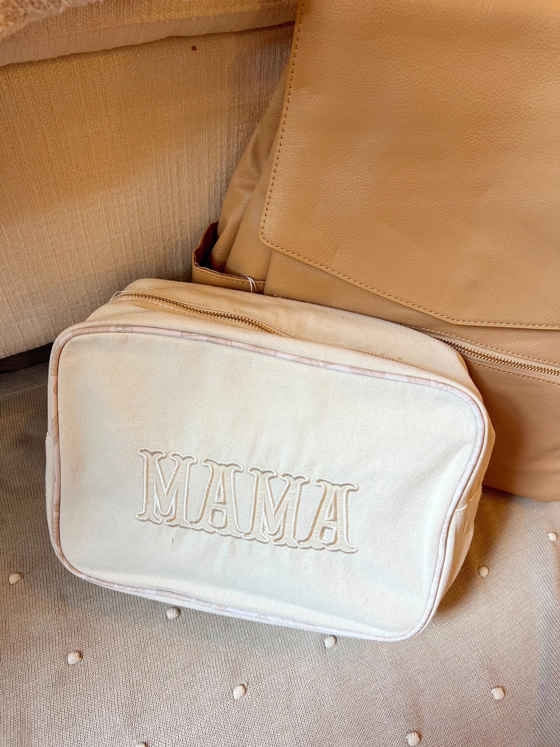 Mama XL - Canvas Bag by KenzKustomz, handmade leather goods detail photo 12