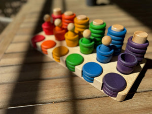 Maple Sorting Tray for Grapat Carla by Maple Play, Southern home decor detail photo 8