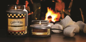 Marshmallow & Embers™, Small Jar Candle (Collective) by The Candleberry® Candle Company, scented candle detail photo 2