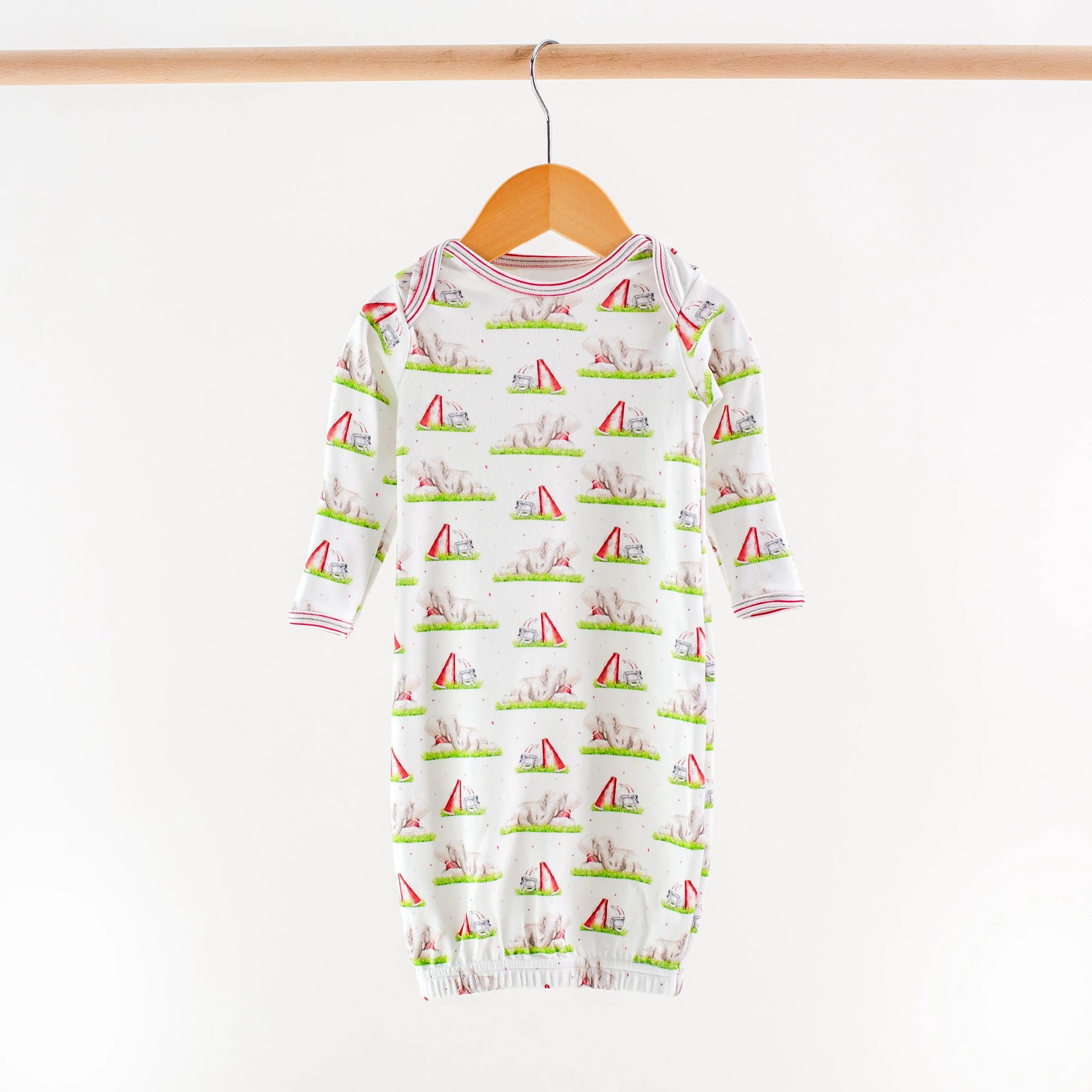 Mascot Mania in Alabama Organic Cotton Kids Pajamas by Nola Tawk, Southern food gift detail photo 3
