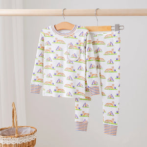 Mascot Mania in Auburn Organic Cotton Kids Pajamas by Nola Tawk, Southern food gift main product photo