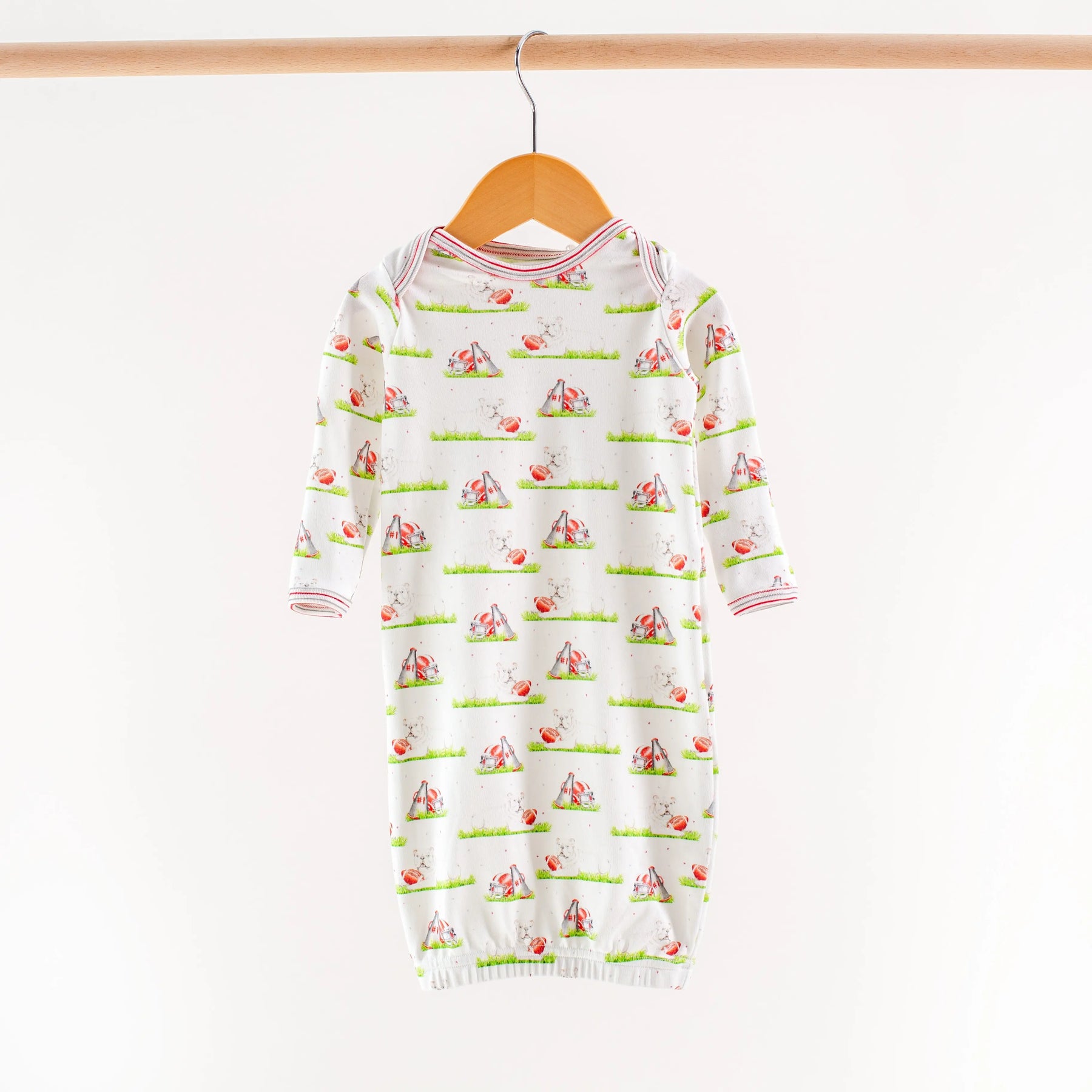 Mascot Mania in Georgia Organic Cotton Kids Pajamas by Nola Tawk, Southern food gift detail photo 3