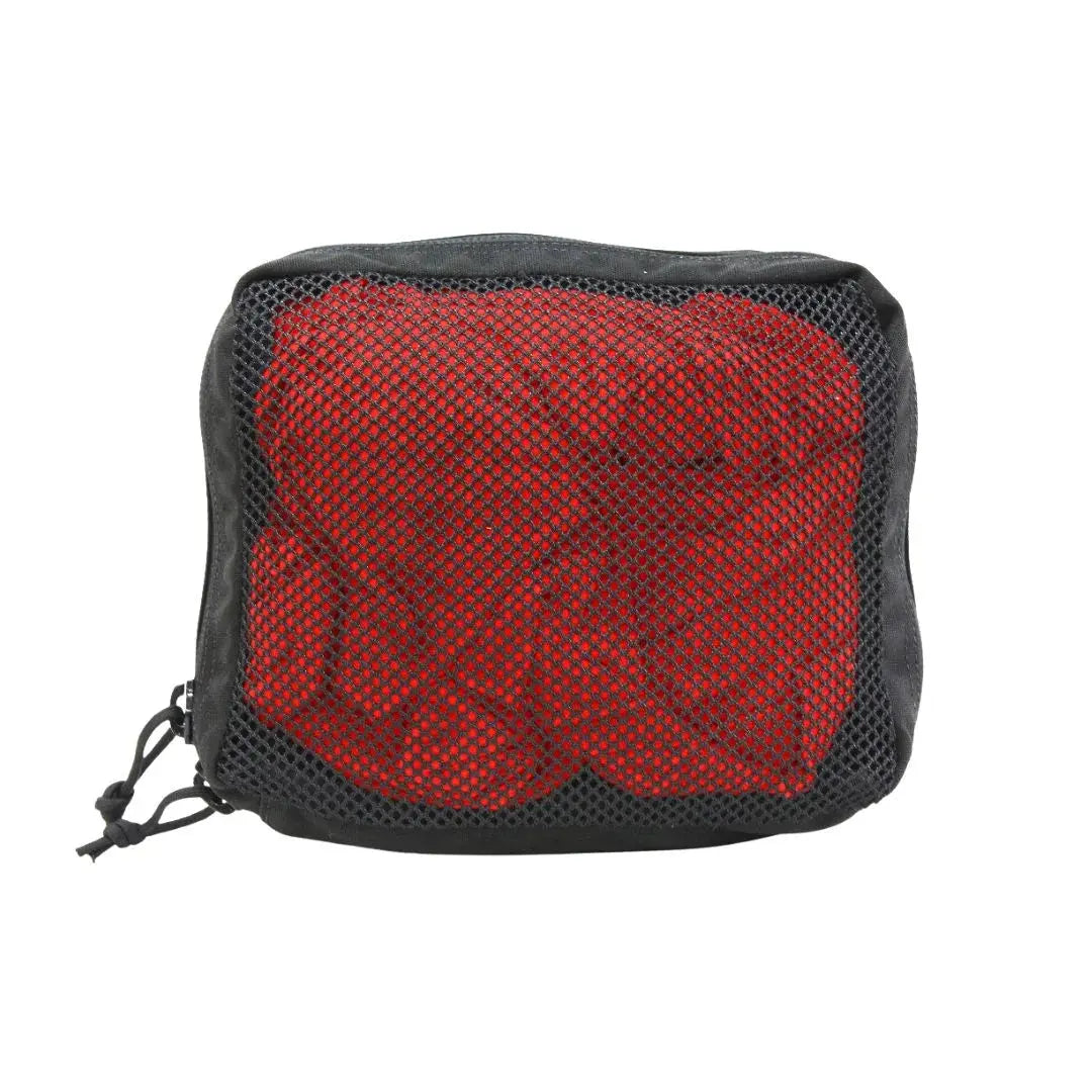 12 Hour Rigid Pouch Set by Recycled Firefighter, handmade leather goods detail photo 4