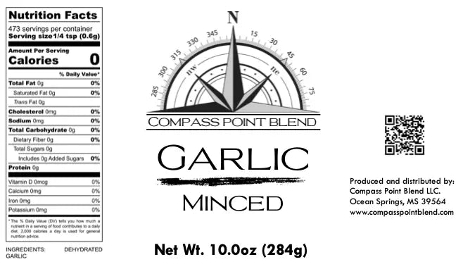 Minced Garlic by Compass Point, Southern food gift detail photo 4