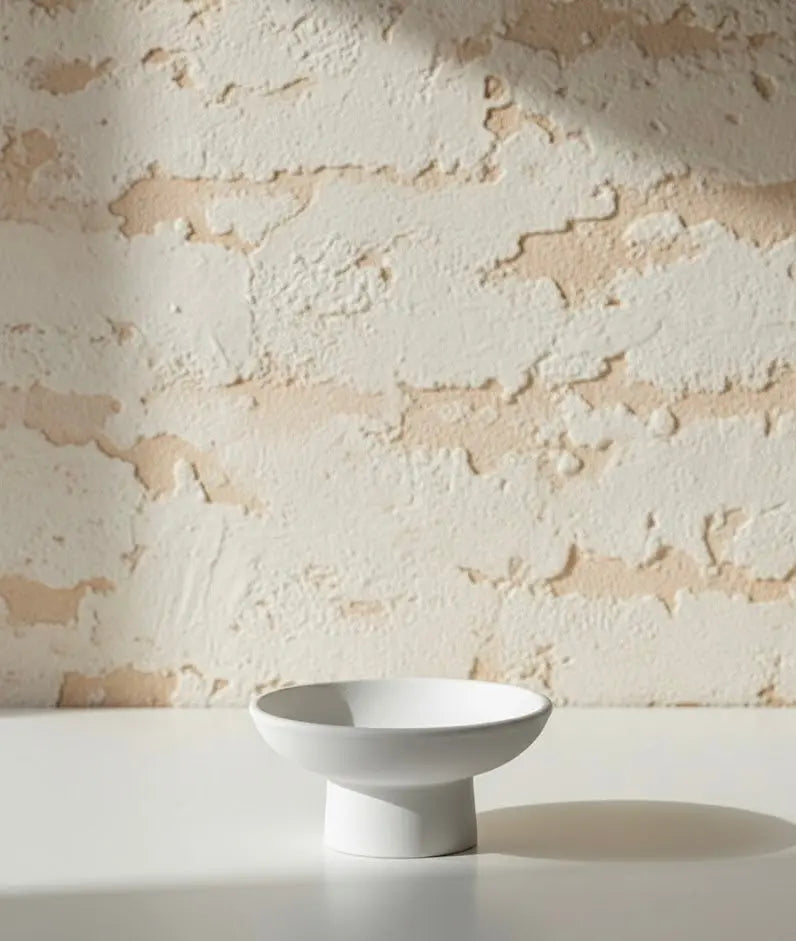 Mini Footed Bowl by Believe Candle, Southern home decor detail photo 2