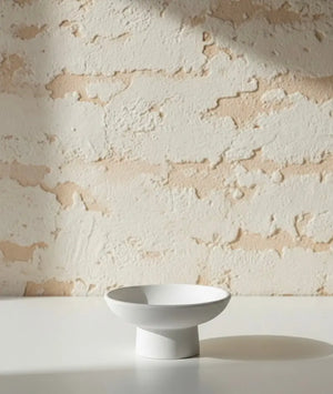 Mini Footed Bowl by Believe Candle, Southern home decor detail photo 2