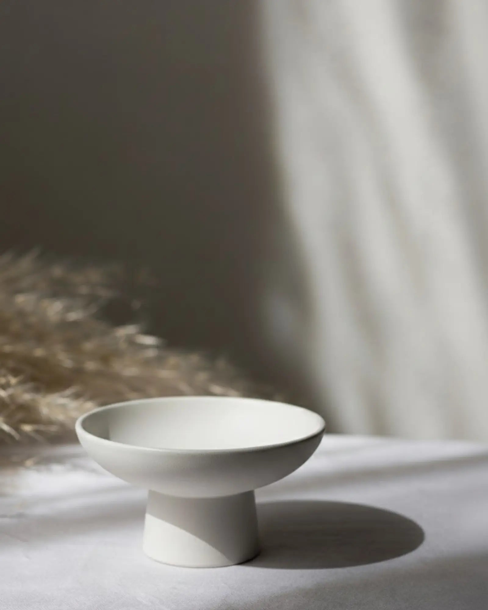 Mini Footed Bowl by Believe Candle, Southern home decor detail photo 3