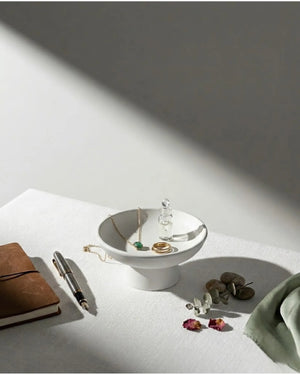 Mini Footed Bowl by Believe Candle, Southern home decor detail photo 4