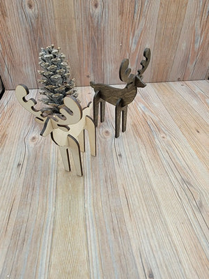 Mini Reindeer Decor by EverLee Creations, Southern home decor detail photo 3